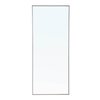 Elegant Decor Metal Frame Rectangle Mirror 30 Inch Silver MR4086S